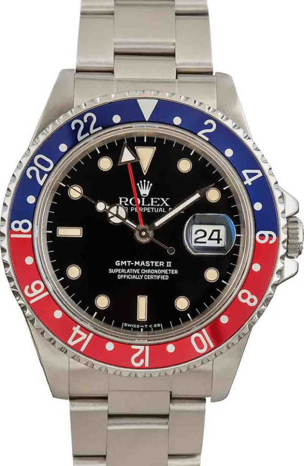 Mens Rolex GMT-Master II Ref 16710