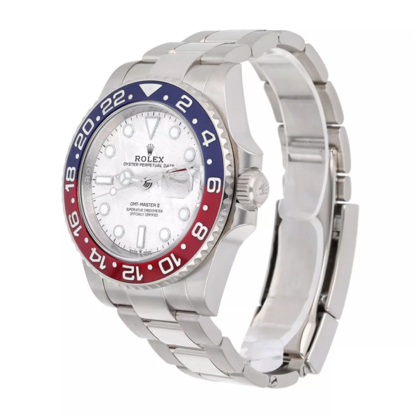 Mint Rolex Meteorite Pepsi GMT-Master II Meteorite White Gold 126719BLRO - Image 5