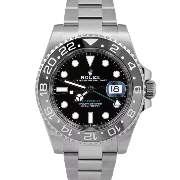 NEW JULY 2024 PAPERS Rolex GMT-Master II BRUCE WAYNE Ceramic 126710 GRNR BOX - Image 2