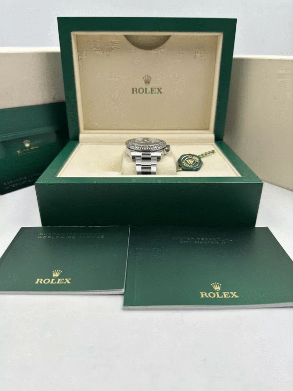 Rolex GMT Master II Bruce Wayne Oyster Bracelet 126710GRNR Box & Papers 2024 - Image 3