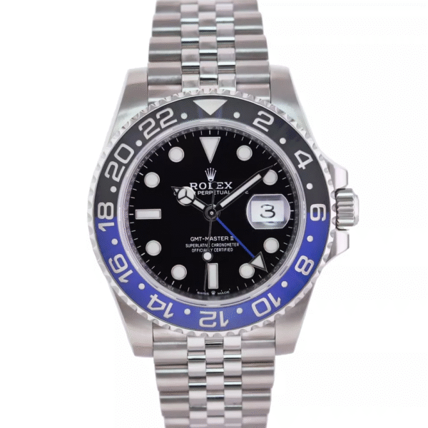 2021 MINT Rolex GMT Master Batman Blue Jubilee Ceramic 126710BLNR Watch Box - Image 7