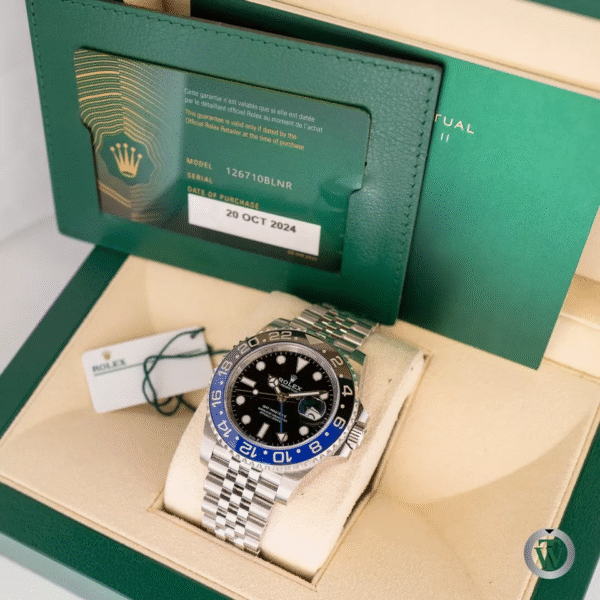 ROLEX GMT-MASTER II 126710 BLNR BATMAN JUBILEE NEVER WORN 2024 - Image 6