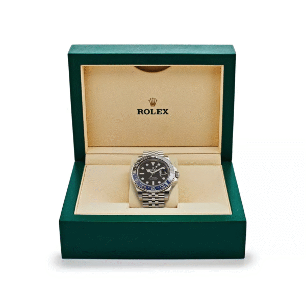 Rolex GMT-Master II 126710BLNR Silver Jubilee Bracelet with Blue and Black Bezel