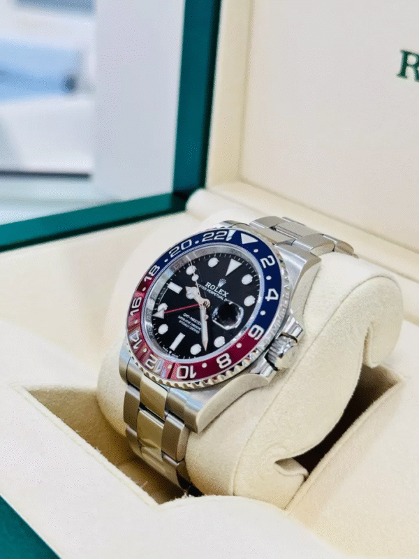 Rolex GMT-Master II 126710BLRO Pepsi Oyster Ceramic Bezel Watch Box Papers - Image 3