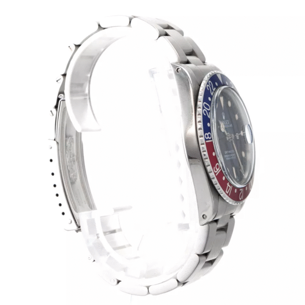 Rolex GMT-Master II 16750 Pepsi Blue Red Vintage Patina Oyster Steel - Image 3