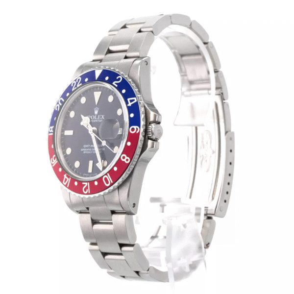 Rolex GMT-Master II 16750 Pepsi Blue Red Vintage Patina Oyster Steel - Image 5