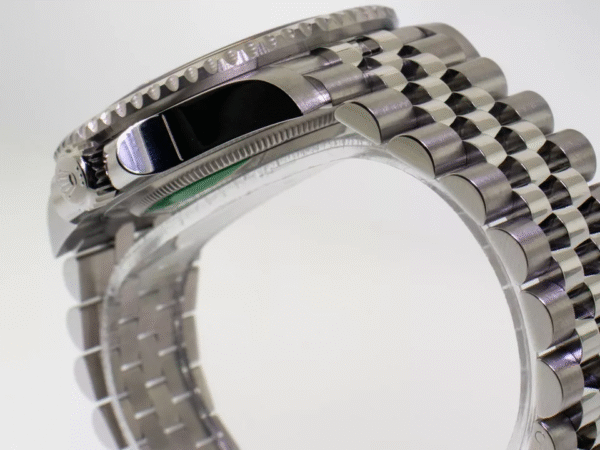Rolex GMT-Master II 40mm Stainless Steel Black Dial Pepsi Red Blue Bezel 126710 - Image 6