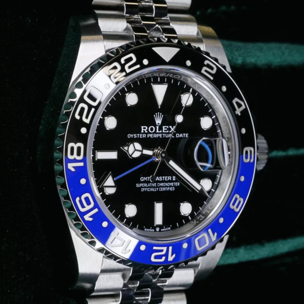 2024 Rolex GMT-Master II “Batgirl” 40mm Jubilee Blue Black Bezel - Image 3