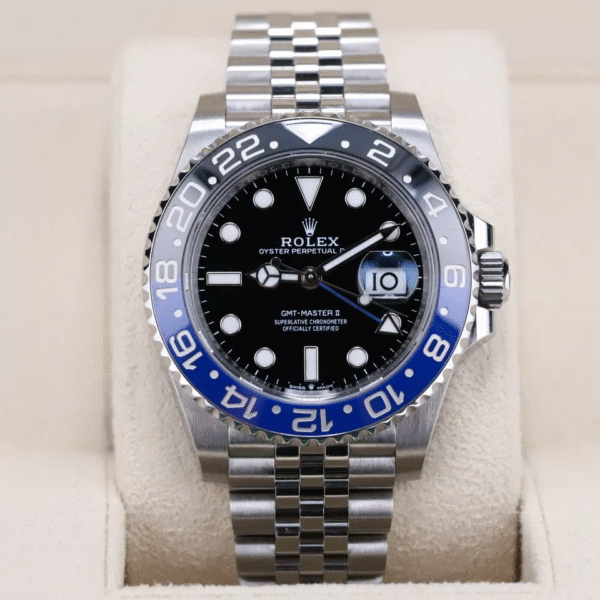 2024 Rolex GMT-Master II Batgirl 40mm Jubilee Blue Black 126710BLNR - Image 4