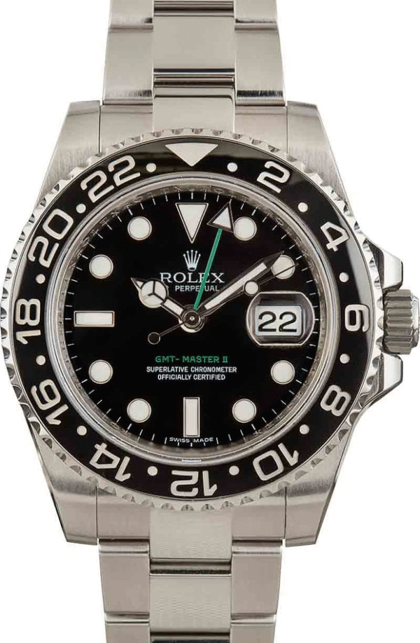 Mens Rolex GMT-Master II Ref 116710 Black Dial