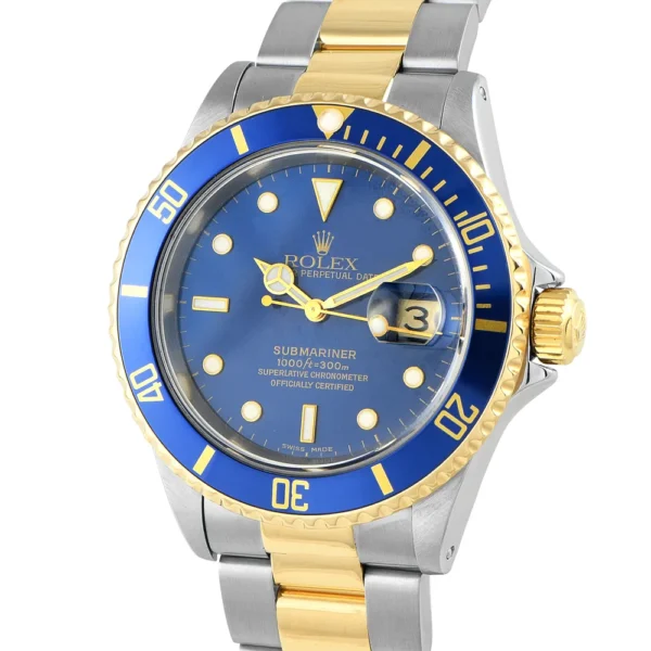 Rolex Submariner Date Two-Tone Watch 16613LB Ref: 16613LB - Image 2