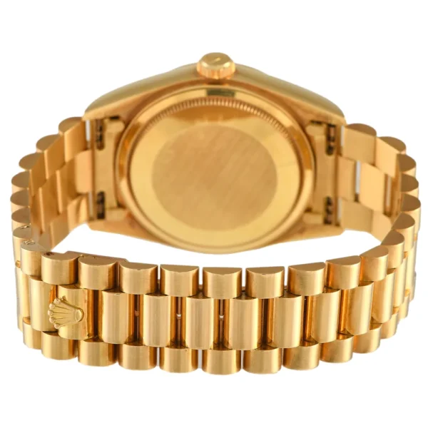 Rolex Day-Date 36 Champagne Khanjar Dial Watch 18038 Ref: 18038 - Image 4