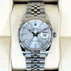 NEW 2024 Rolex Datejust 36mm 126234 Stainless Steel Jubilee Silver Dial