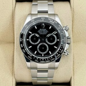 2024 Rolex Daytona 40mm 126500LN Stainless Steel Black Dial