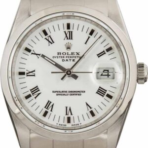 Rolex Date 15200 White Dial