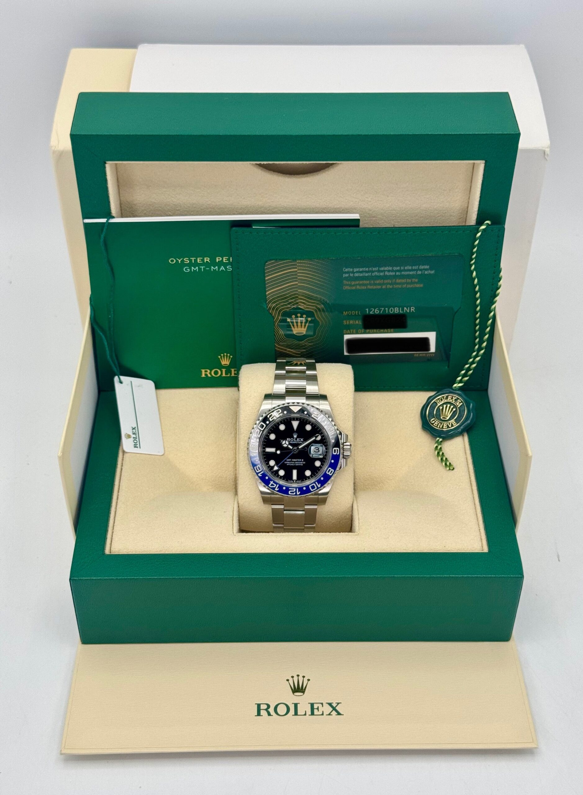 2023 Rolex GMT-Master II “Batman” 40mm 126710BLNR Oyster - Image 2