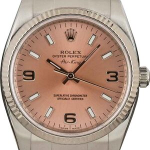 Rolex Air-King Steel 114234 Salmon Dial