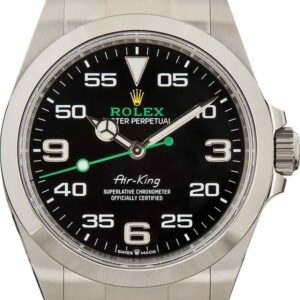 Rolex Air-King 126900 Black Arabic Dial