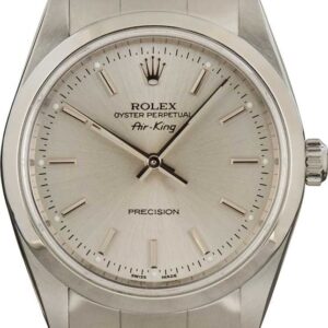 Rolex Air King 14000M Silver Dial