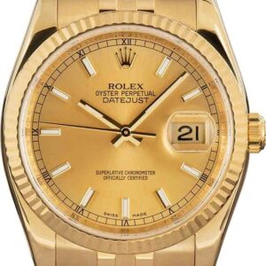 Rolex Datejust 116238 Yellow Gold