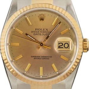 Pre Owned Rolex Datejust 16233 Champagne