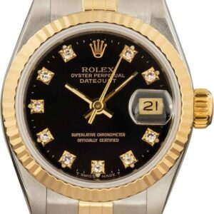Ladies Rolex DateJust 69173 Diamond Dial