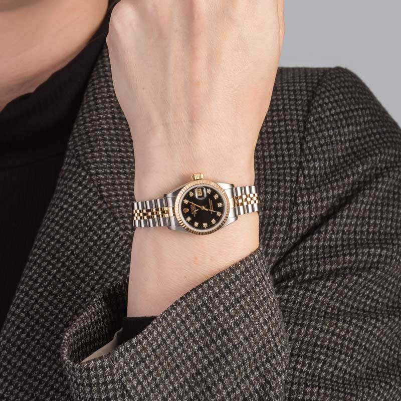 Ladies Rolex DateJust 69173 Diamond Dial - Image 5