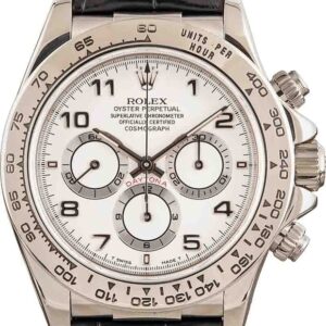 Rolex Daytona 16519 White Arabic Dial