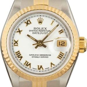 Pre-Owned Ladies Rolex Datejust 69173 White Dial