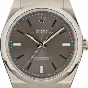 Rolex Oyster Perpetual 114300 Rhodium Dial