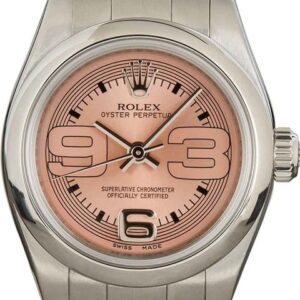Ladies Rolex Oyster Perpetual 176200 Pink Dial