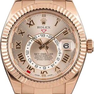 Rolex Sky-Dweller 326935 18k Everose Gold