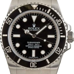 Pre-Owned Rolex Submariner 114060 Black Dial