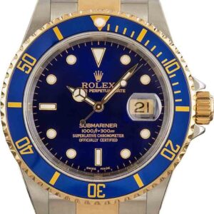 Rolex Submariner 16613 Blue Dial