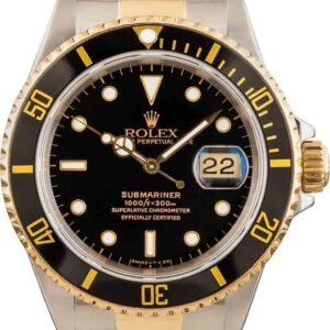 Rolex Submariner 16613 Black Dial Two-Tone