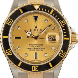 Rolex Submariner 16613T Serti Dial