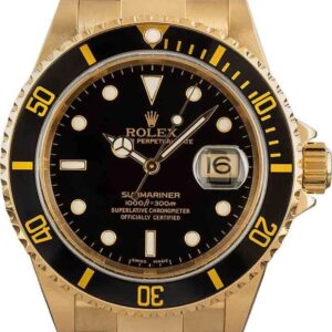 Rolex Submariner 16618 Yellow Gold