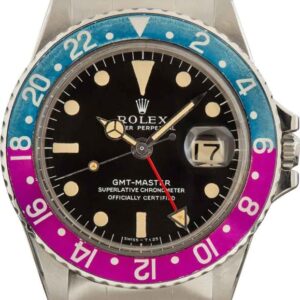 Vintage Rolex GMT-Master 1675 Fuchsia Bezel
