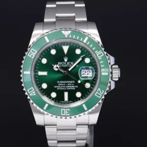 2018 MINT Rolex Submariner Hulk 116610LV Green 40mm Ceramic Watch