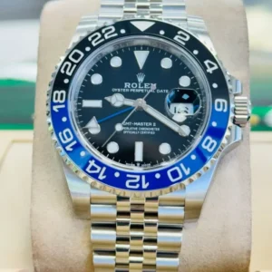 Rolex GMT-MASTER II 126710BLNR Batgirl 40mm SS Black /Blue Ceramic Bezel