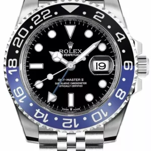 Authentic Rolex GMT-Master II Batman Jubilee Automatic Men’s Watch 126710BLNR