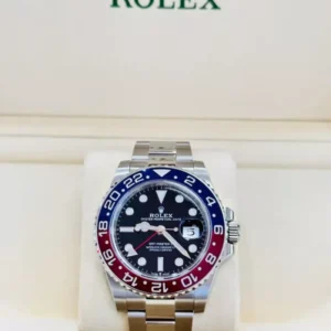 Rolex GMT-Master II 126710BLRO Pepsi Oyster Ceramic Bezel Watch Box Papers