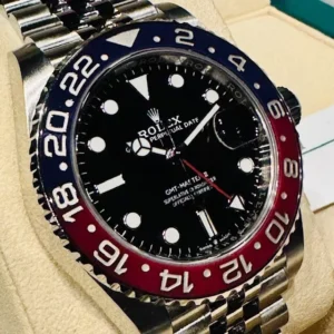 Rolex GMT Master II Pepsi 126710BLRO 40mm Blue & Red Bezel Jubilee Box & Papers