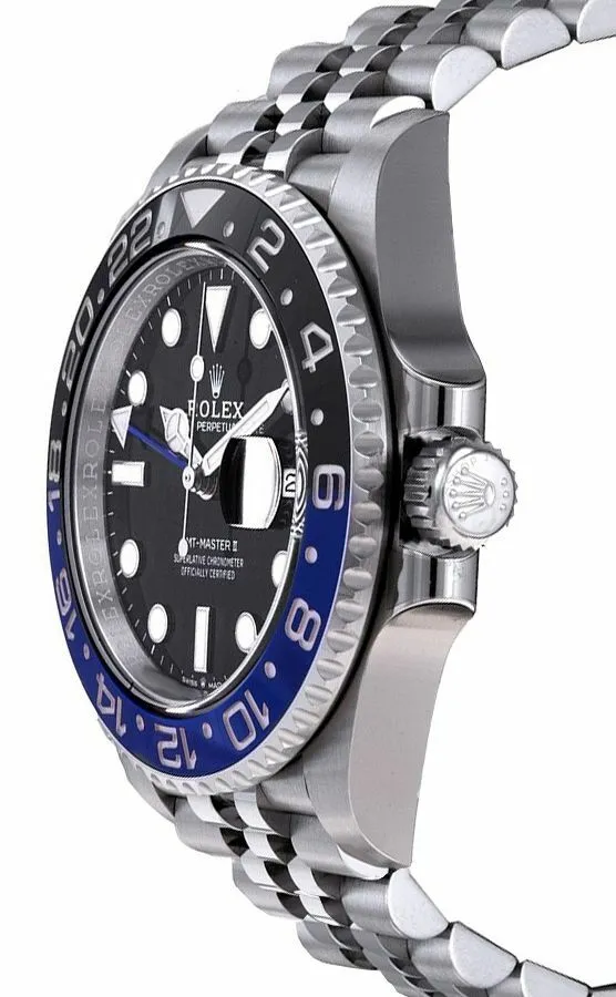 Authentic Rolex GMT-Master II Batman Jubilee Automatic Men’s Watch 126710BLNR - Image 4