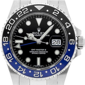 Rolex GMT-Master II 116710BLNR Silver Oyster Bracelet with Blue and Black Bezel 2023