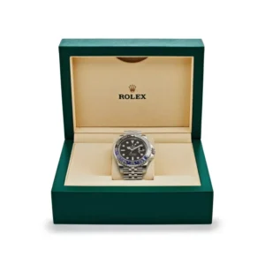 Rolex GMT-Master II 126710BLNR Silver Jubilee Bracelet with Blue and Black Bezel