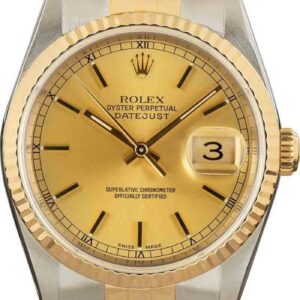 Rolex Datejust 16233 Stainless Steel & Gold