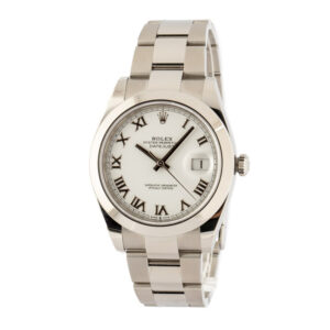 Mens Rolex Datejust 41 Ref 126300 White Dial